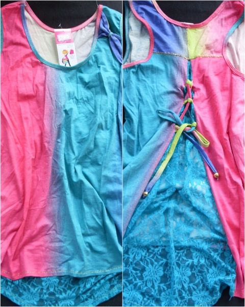 Regata  nadador mullet dip dye